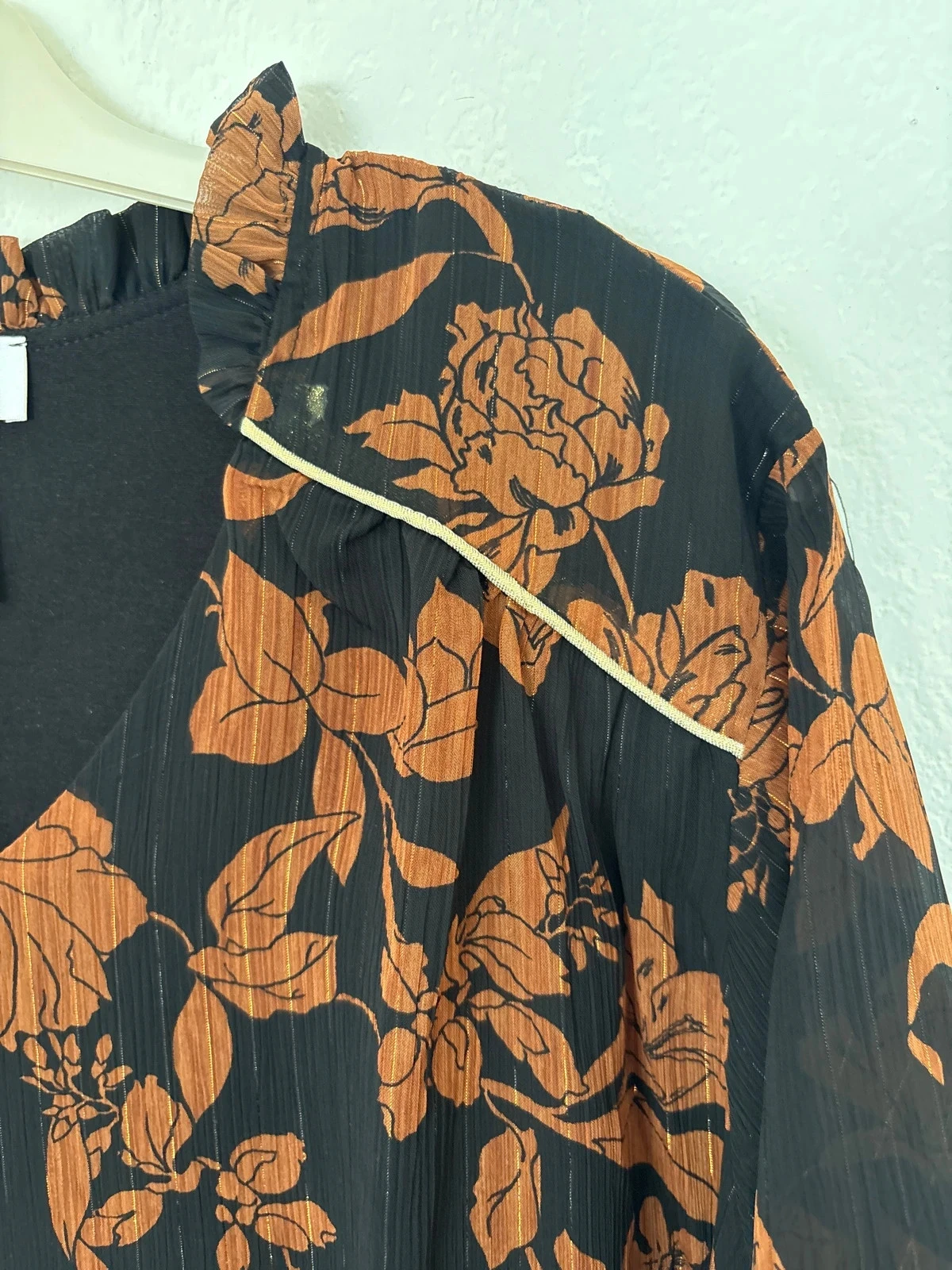Blusa marrom nova Afibel tamanho 44 – photo 3